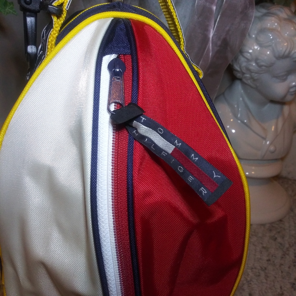Rare Vintage 90's/Y2k Tommy Hilfiger Colorblock Football Carrying Bag - Picture 2 of 13